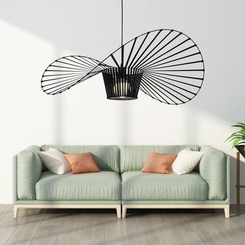 Nettlife Viseča Svetilka Črna E27 Premer 100cm Kreativna Zasnova Dnevna Soba Vintage Poliuretan (PU) Jedilna Miza, (22123069) Cene