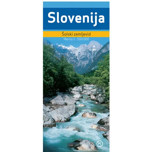  SLOVENIJA, ŠOLSKI ZEMLJEVID, namizni zemljevid Slovenije