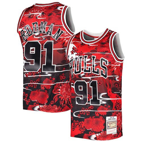 Mitchell And Ness dennis rodman 91 chicago bulls 1997-98 swingman asian heritage dres 5.0 Cene