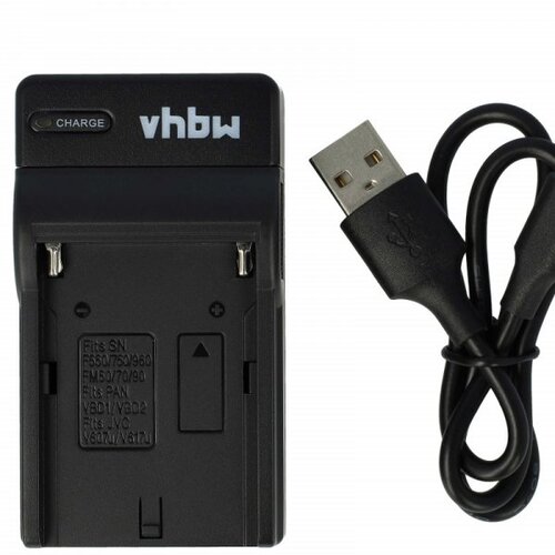 VHBW Polnilec za baterijo Sony NP-FM50 / NP-FM70 / NP-FM90 / NP-FM500H, MicroUSB Cene