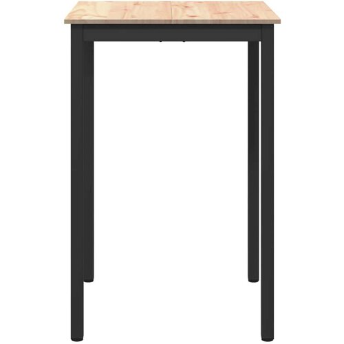  Stol za bar Prirodna 110 x 55 x 105 cm Čvrsto borovo drvo Slike