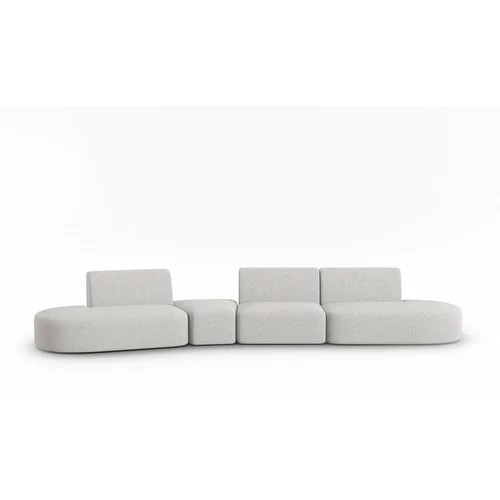 Micadoni Home Svijetlo siva sofa 412 cm Shane –