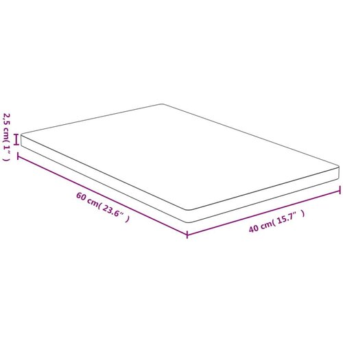 vidaXL Stolna ploča 40x60x2 5 cm od bambusa Cijene