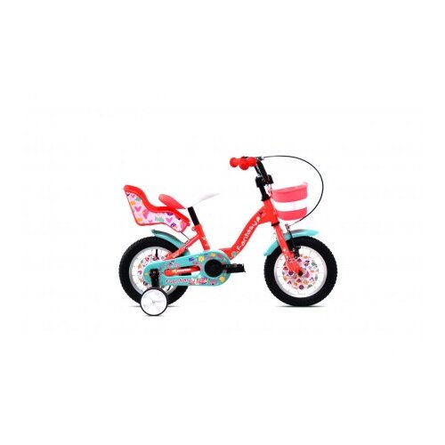 Capriolo Bicikl 12" Fantasy dječji, svijetlo pink tirkiz Cene