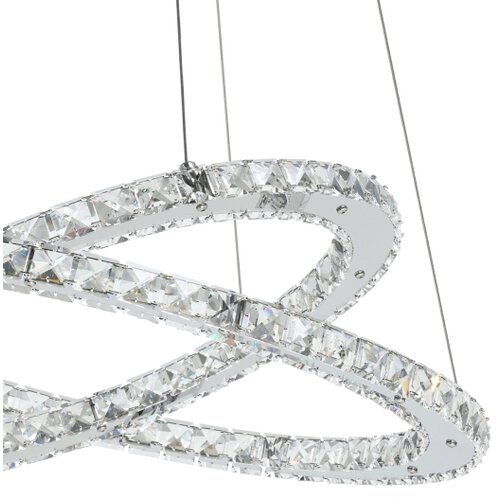 Eglo varrazo visilica/2, led, 29,6w, prom 550, krom/kristal Slike