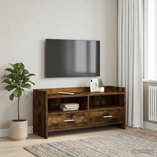 TV ormar 100 x 33 x 47 cm Dimljeni hrast Konstruirano drvo Cijene