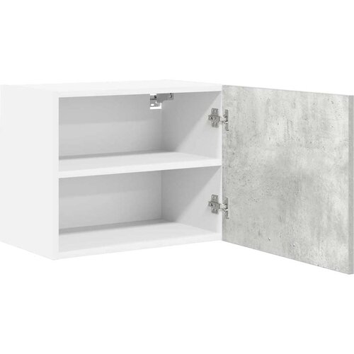  ormarić 2 pcs Beton siva i bijela 50 x 31 x 40 cm Slike