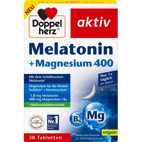 Doppelherz aktiv melatonin + magnezij 400 - 30 Komadi Slike
