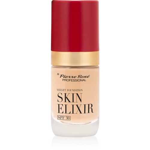 Pierre Ren&amp;eacute; Velvet Effect žametni tekoči puder SPF 30 odtenek no. 01 Ivory Nude 25 ml Slike