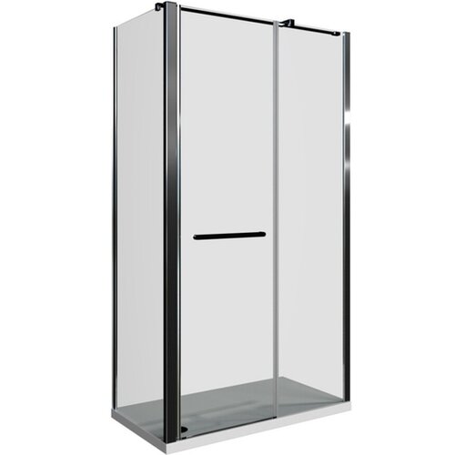 Armal pravokotna tu&amp;scaron; kabina Modul 100, krom profili, prozorno steklo - MODUL K 165x100 Slike