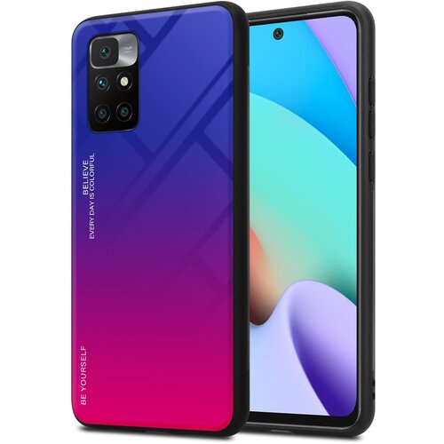 Cadorabo Ohi&scaron;je, združljiv z Xiaomi v vijolični - rdeči - dvobarvni za&scaron;čitni pokrov, narejen iz silikona TPU in hrbta iz kaljenega stekla, (20589169) Cene
