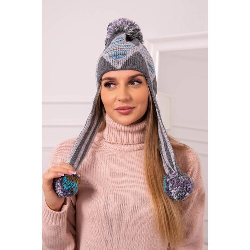 Kesi Women's cap Eunika K322 graphite with long ears Cijene