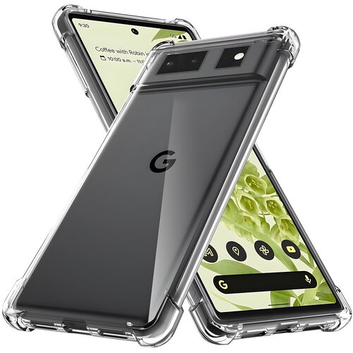  Silikonska futrola s ojačanim rubovima za Google Pixel 6 - Prozirna KP29951 Cijene