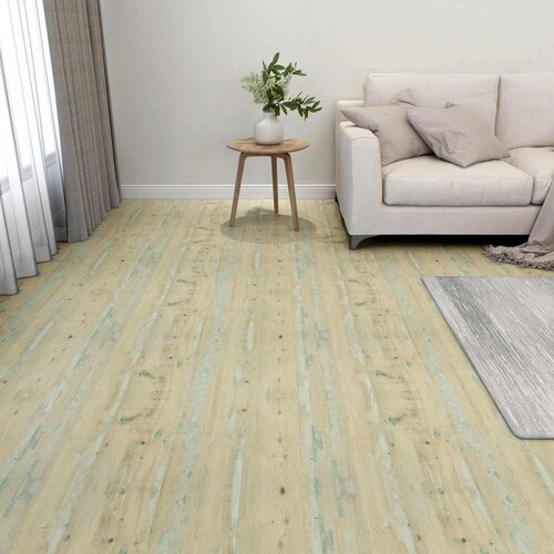 Podne daske 5,11 m² 55 pcs PVC Bjela i svjetlosmeđa Cene