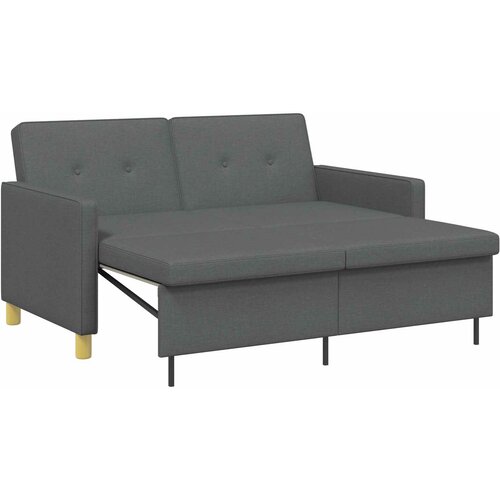  Krevet-sofa na razvlačenje Tamnosiva Tkanina Slike
