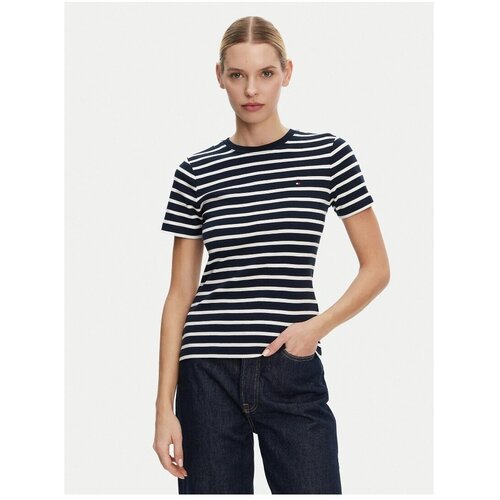 Tommy Hilfiger Majice &amp;amp; Polo majice WW0WW40587 Modra Slike