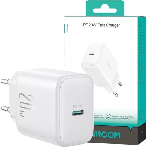 Joyroom USB-C PD 30W QC SFC MREŽNI POLNILEC ZA TELEFONE BEL, (21974876) Cene
