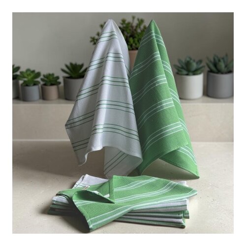  Set kuhinjskih krpa - Dve krpe 50x70cm - Green set ( VLK000114-greenset ) Slike