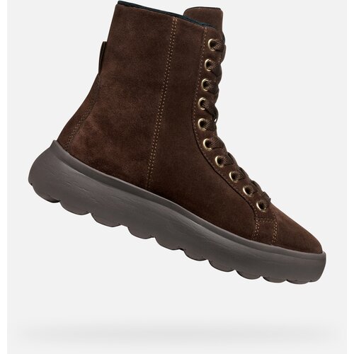 Geox Spherica EC4.1 Women&amp;#039;s Ankle Boots Dark Brown - Ladies Slike