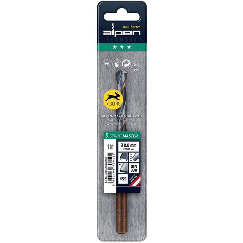 ALPEN spiralno svrdlo hss 4,0MM sprint master Slike