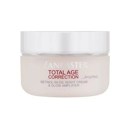 Lancaster Total Age Correction Retinol-In-Oil Night Cream & Glow Amplifier noćna krema za lice za obnavljanje i posvjetljivanje kože 50 ml za ženske