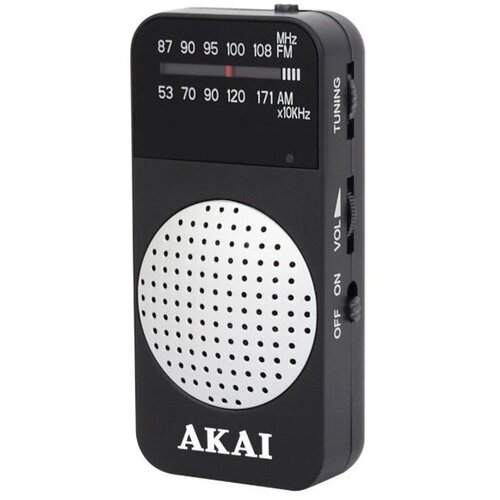 Akai radio džepni, FM, AM, analogna skala, slušalice, 2x AAA bat., crni APR-250 Cene