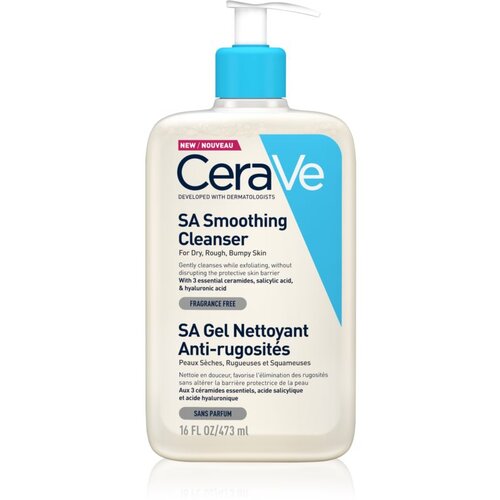 CeraVe Facial Cleansers SA Smoothing gel za čišćenje lica za suhu kožu 473 ml za žene Cene