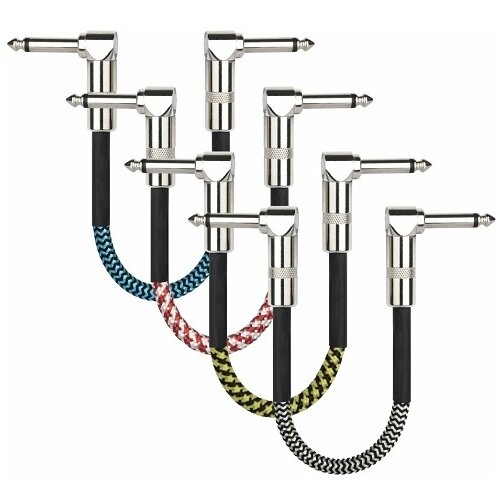 Dr Parts CA2P patch kabel 20 cm/5 mm (4-kom, BK, BU, RD &amp;amp; YW) Slike