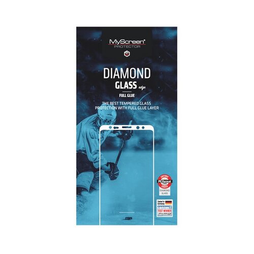 Myscreen protector my screen protector full glue zaščitno kaljeno steklo iphone xr - diamond glass edge full glue - črn Cene