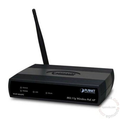 Planet Wireless AP 2.4 GHz, 802.11 b/g/super G, WAP-4060PE wireless access point Slike