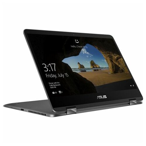 Asus ZenBook Flip UX461UN-E1016T, 14 IPS Touch FullHD LED (1920x1080), Intel Core i7-8550U 1.8GHz, 8GB, 256GB SSD, GeForce MX150 2GB, Win 10, gray laptop Slike