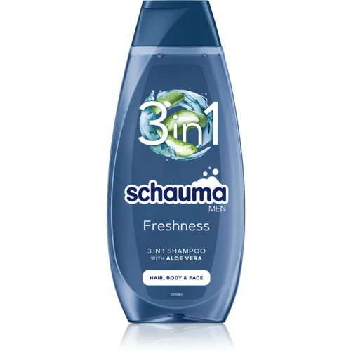 Schwarzkopf Schauma MEN osvježavajući šampon za lice, tijelo i kosu 400 ml