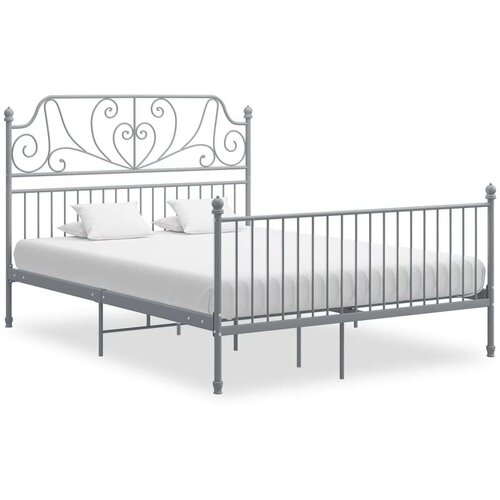  Za krevet sivi metalni 140 x 200 cm Cijene