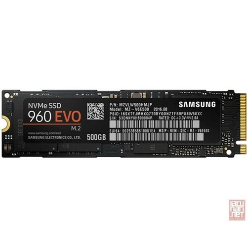 Samsung 500GB M.2 NVMe MZ-V6E500BW 960 EVO Series ssd hard disk Slike