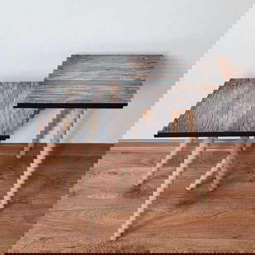 Hanah home 2Shp69 - blue bluegrey nesting table (2 pieces) Cene