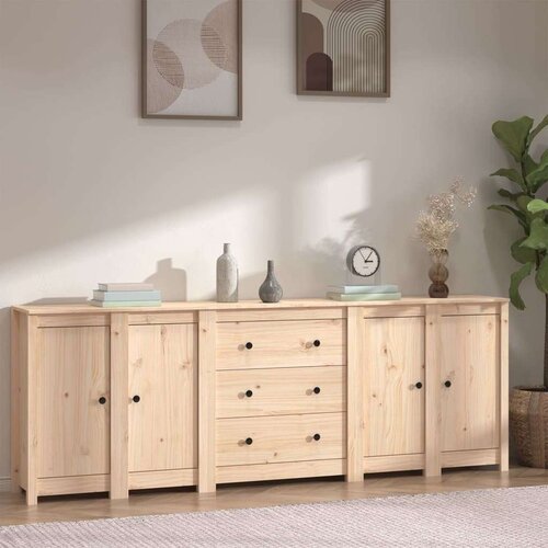  Komoda 230 x 35 x 80 cm od masivne borovine Slike