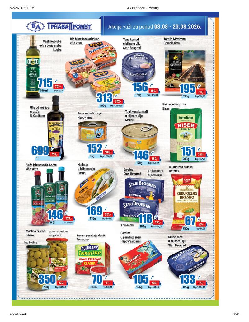 Trnava Promet katalog akcija