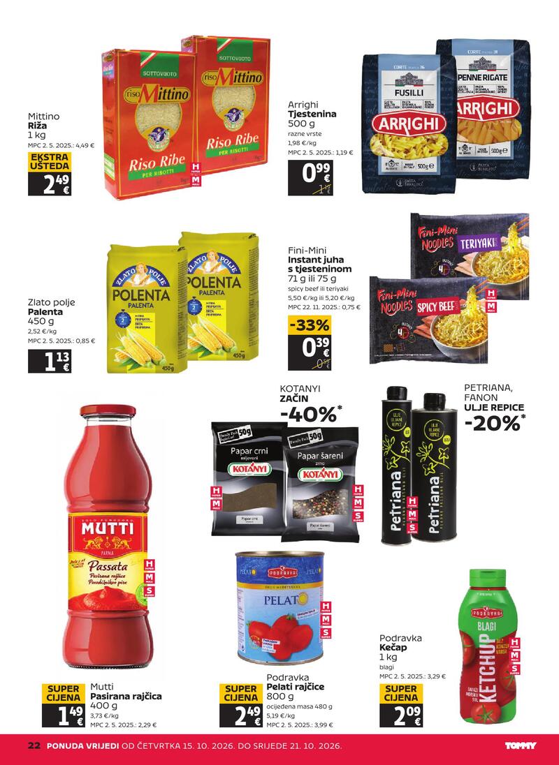 Tommy katalog - Tjedna akcija