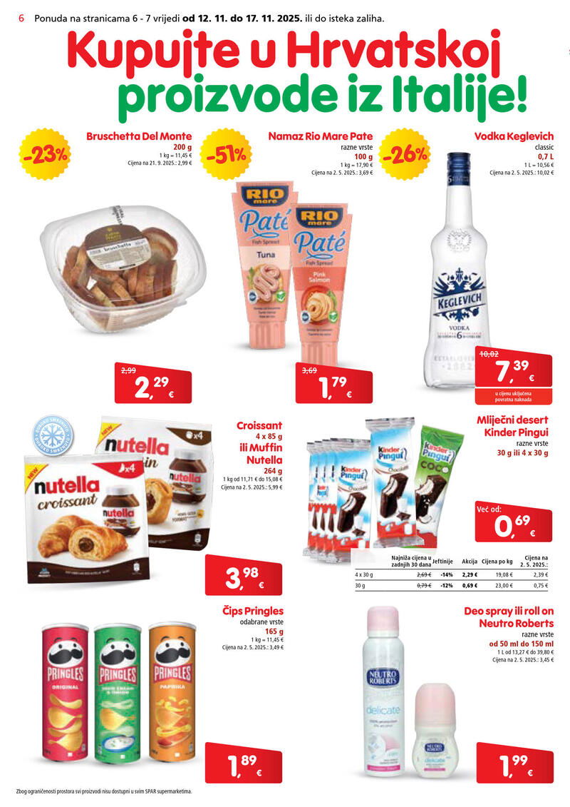 Spar kataloška akcija