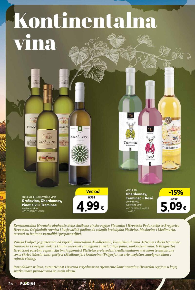 Plodine katalog vina i delicije