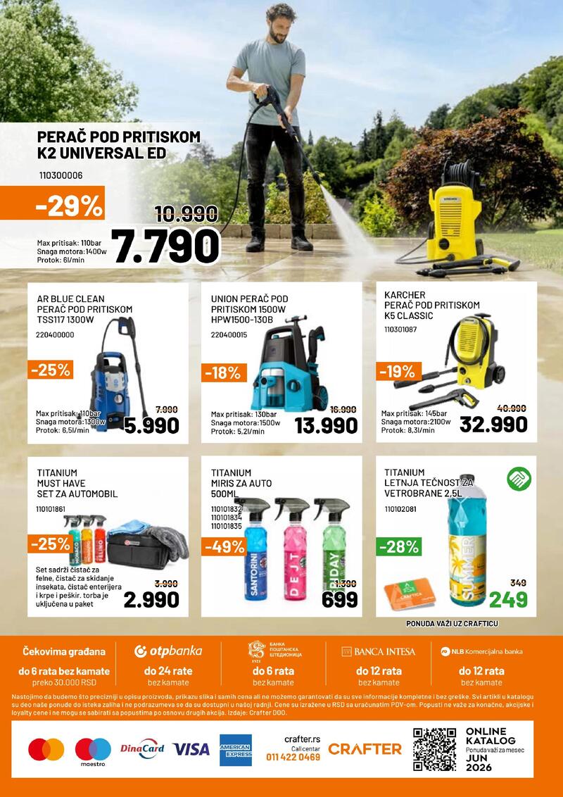 Crafter akcijski katalog