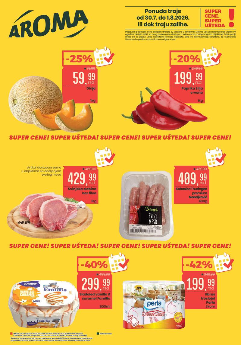 Aroma Market katalog akcija Vikend akcija