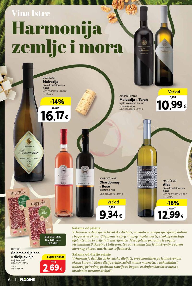 Plodine katalog vina i delicije