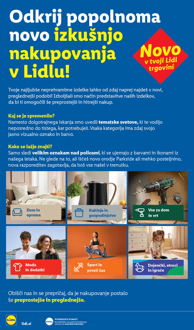 Lidl katalog - Tedenska akcija