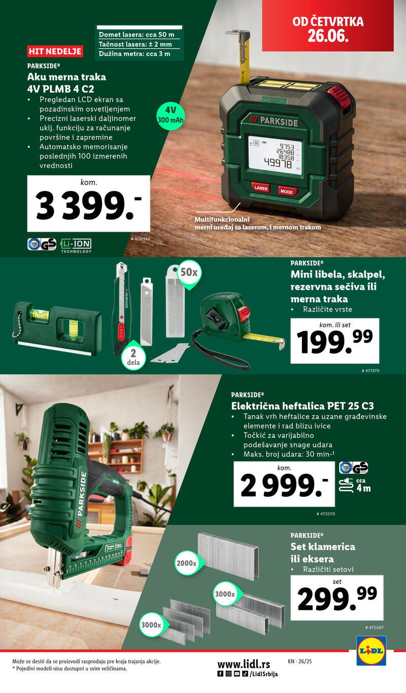 Lidl katalog akcija neprehrana