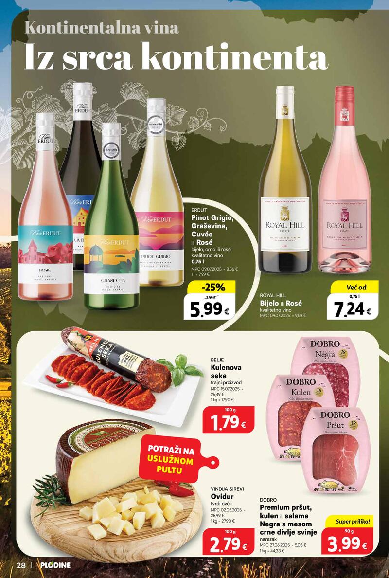 Plodine katalog vina i delicije