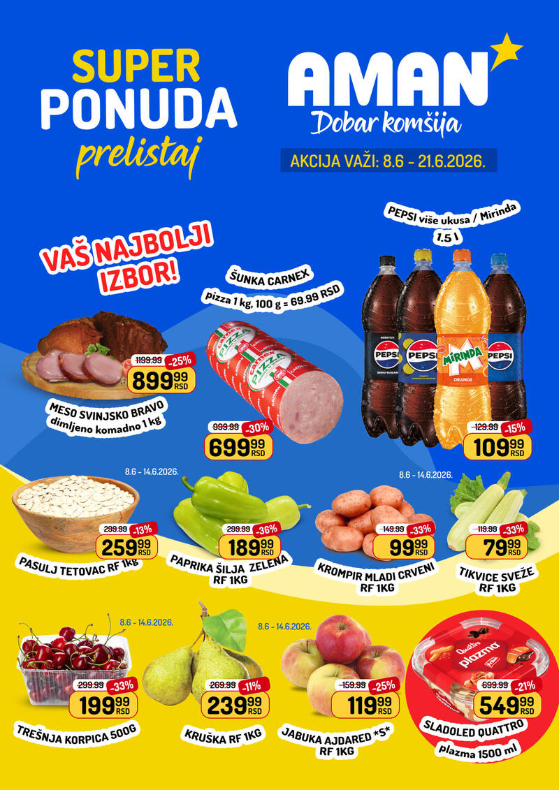 Aman katalog akcija Aman katalog hrana