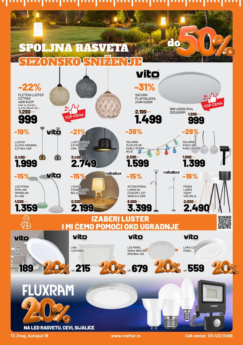Crafter akcijski katalog