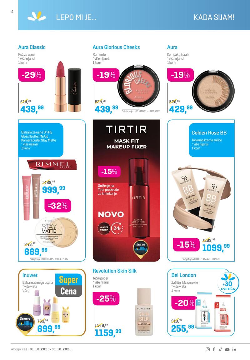 Lilly Drogerie katalog akcija