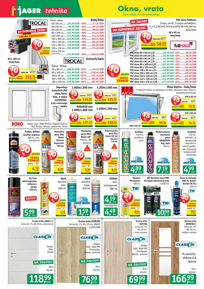 Jager katalog akcija Katalog tehnika